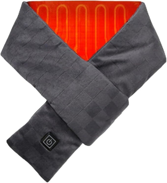 Cozy Usb Heated Scarf for Men and Women, Smart Rechargeable Winter Neck Warmer, Washable, Versatile Neck Warmer, Versatile Heating Scarf for Winter